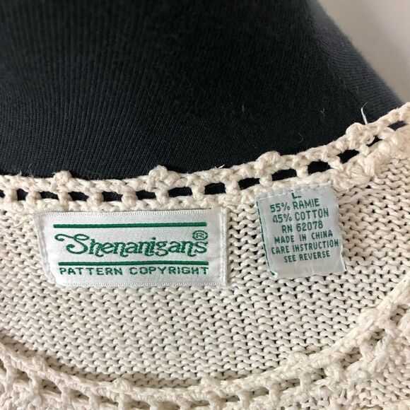 Vintage Shenanigans Cottage Core Knit Sweater - Women’s L - Picture 6 of 7